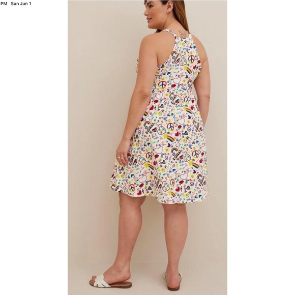 Torrid Pride dress, size 0, EUC - Picture 2 of 10